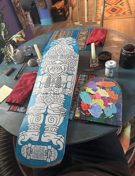 Corn Skateboards X Chris Dyer - Egg Deck
