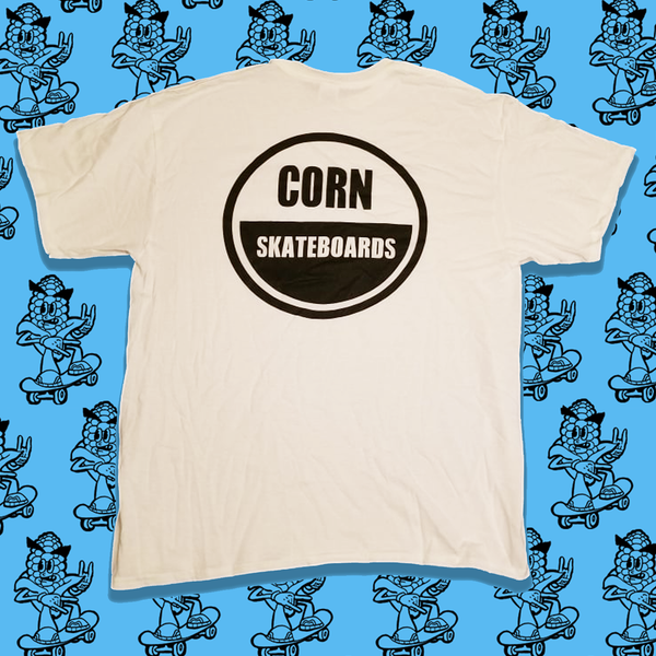 Corn Skateboards Tee (White)